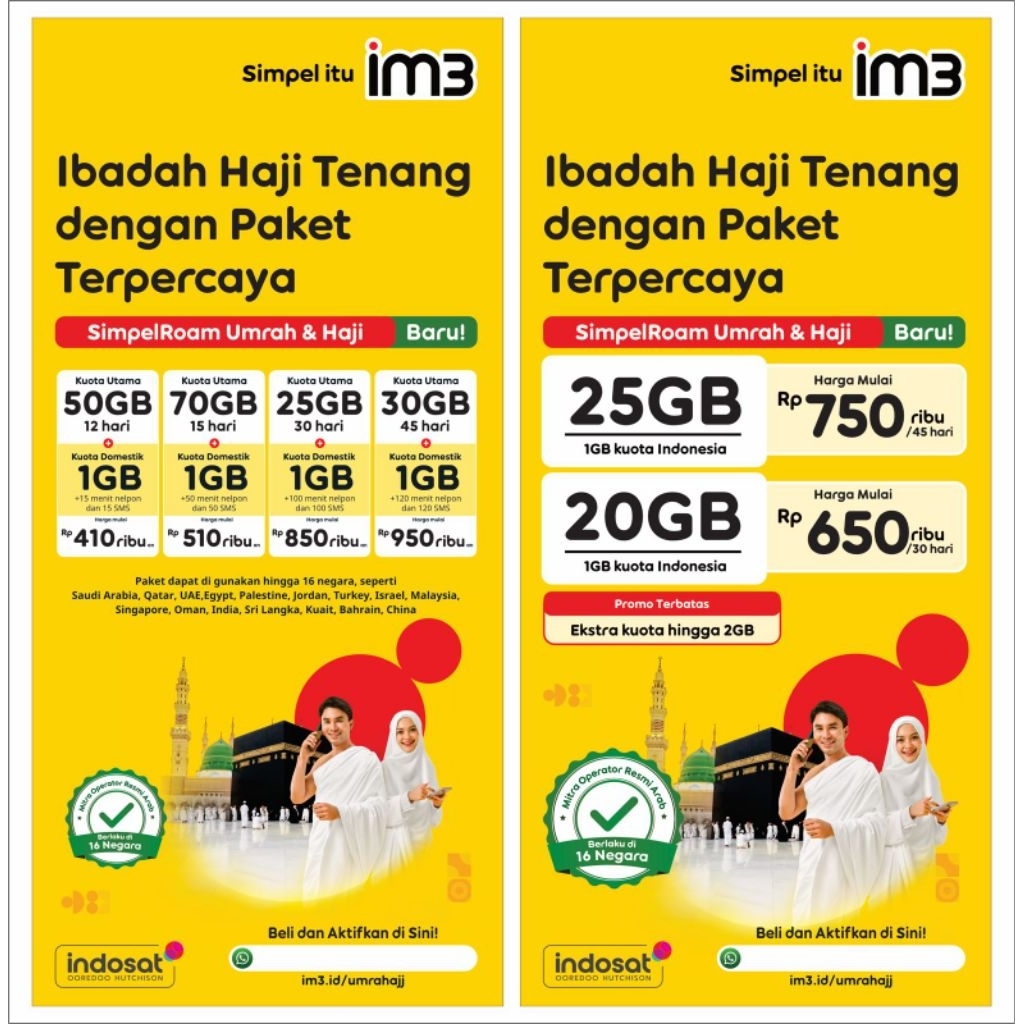 PAKET INTERNET HAJI & UMROH INDOSAT