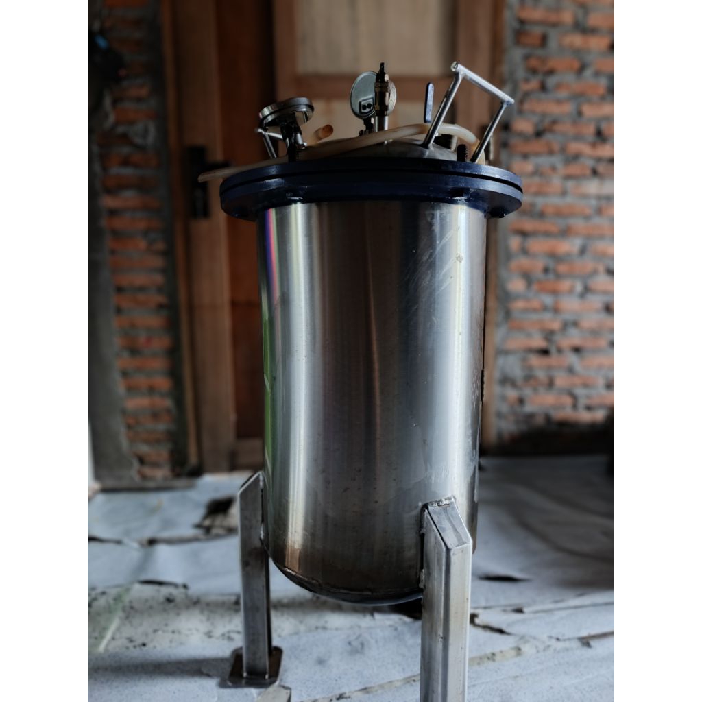 autoclave sterilisasi bibit jamur tiram
