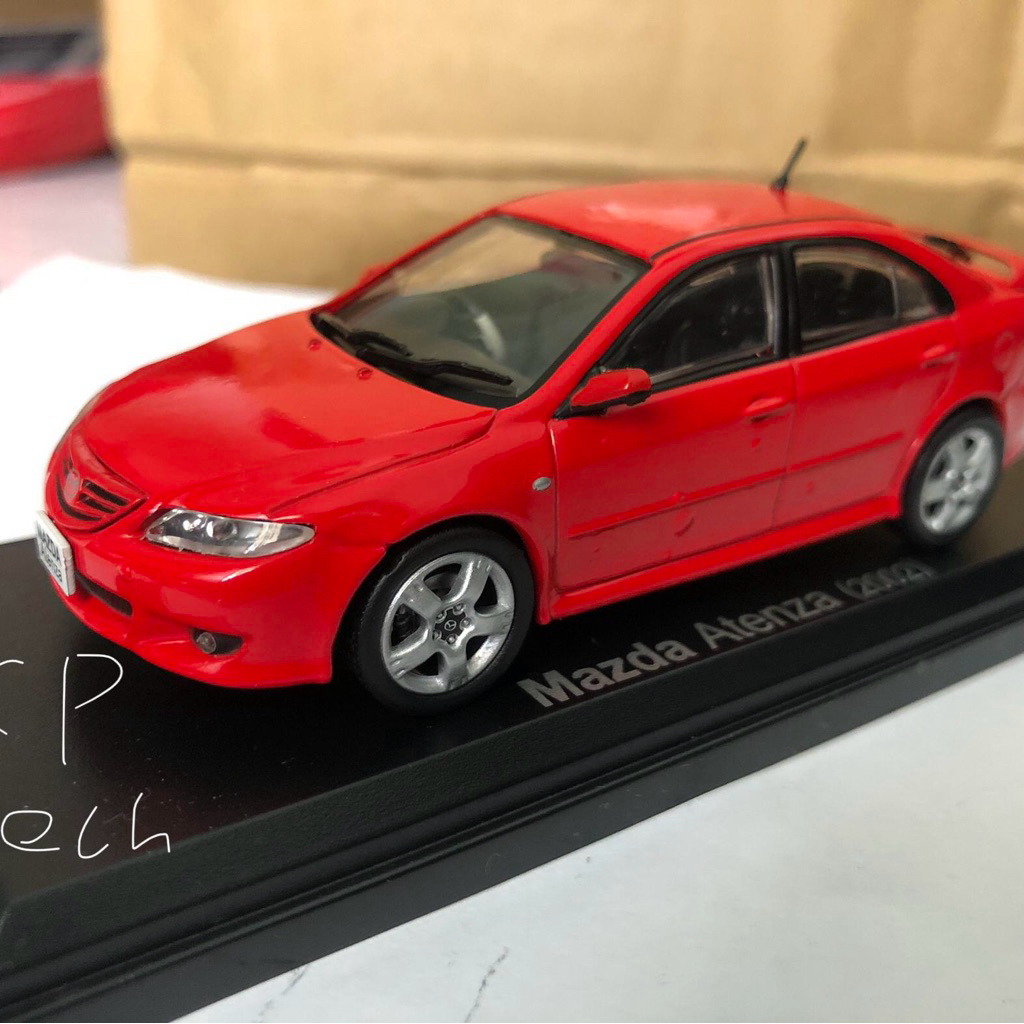 Miniatur diecast mazda 6 atenza gen 1 2002 norev 1/43
