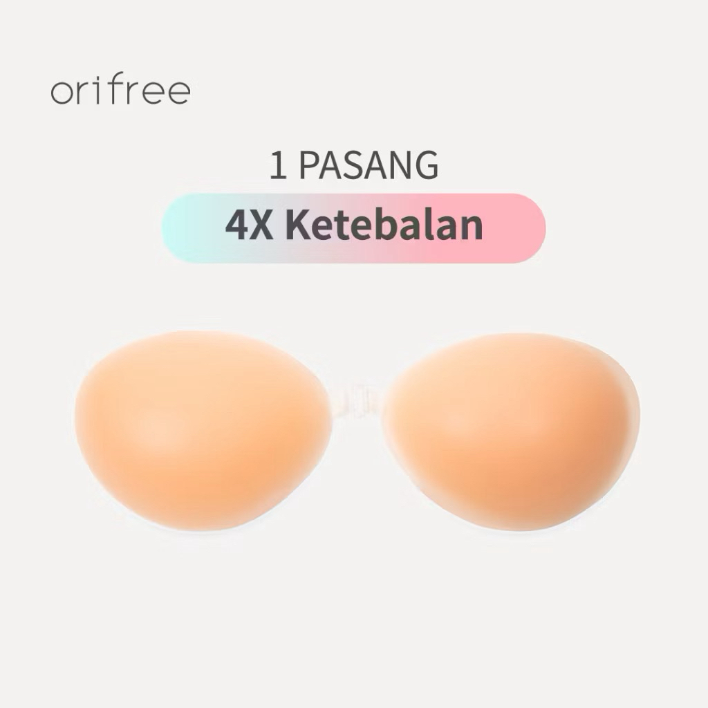 preloved [Orifree] Bra Tempel Silikon Push Up Premium Tanpa Tali4x Ketebalan Nyaman Seperti Tidak Pa