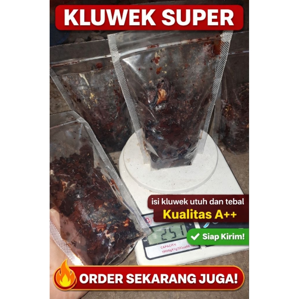 PROMO 1 KG kluwek kupas,pucung, siap diolah untuk bumbu rawon