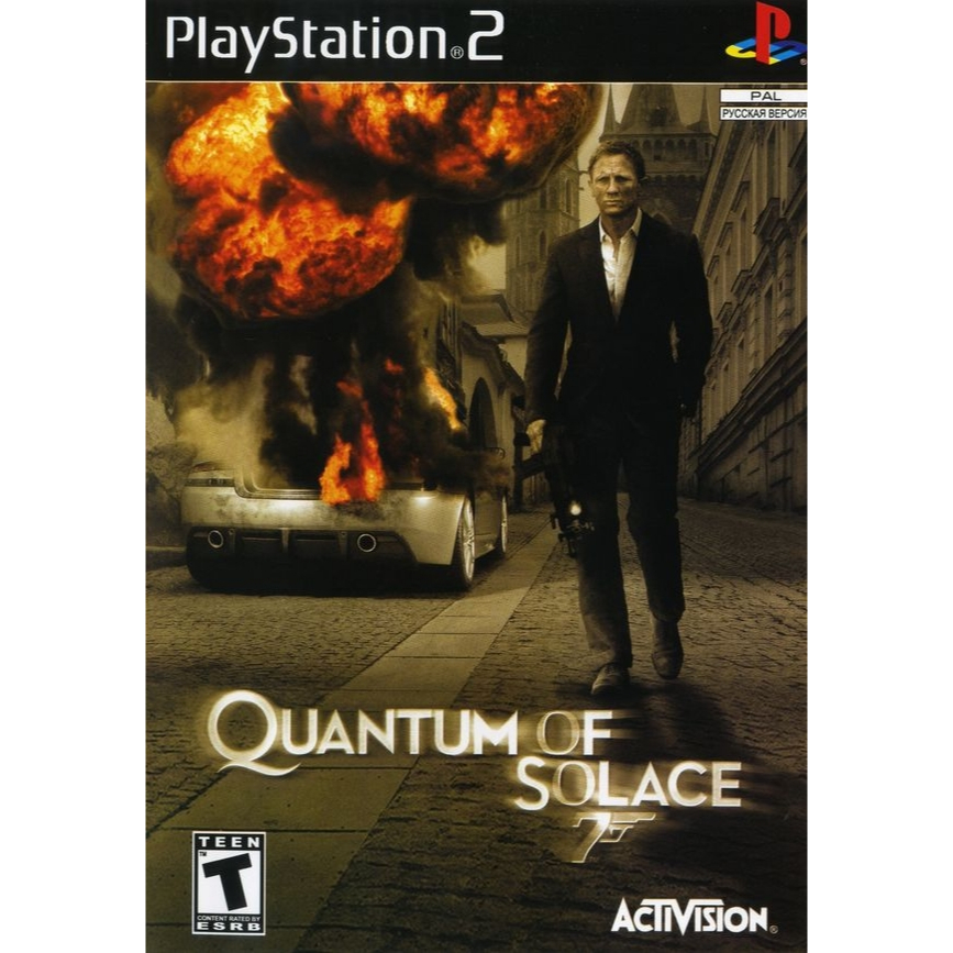 KASET DVD GAME PS2: 007 QUANTUM OF SOLACE