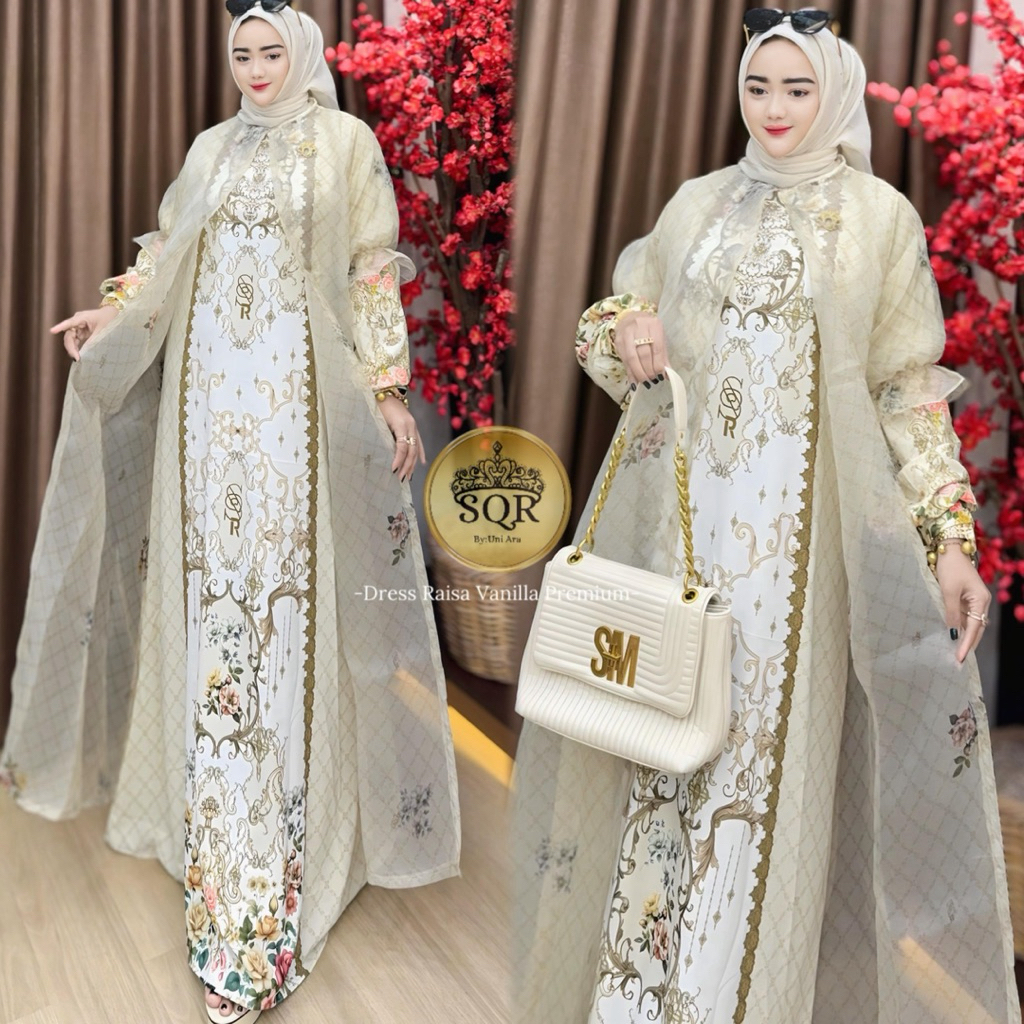 Gamis Raisa Uni Ara | Dress Uni Ara | Dress Raisa Uni Ara | Gamis terbaru 2026 model terbaru mewah