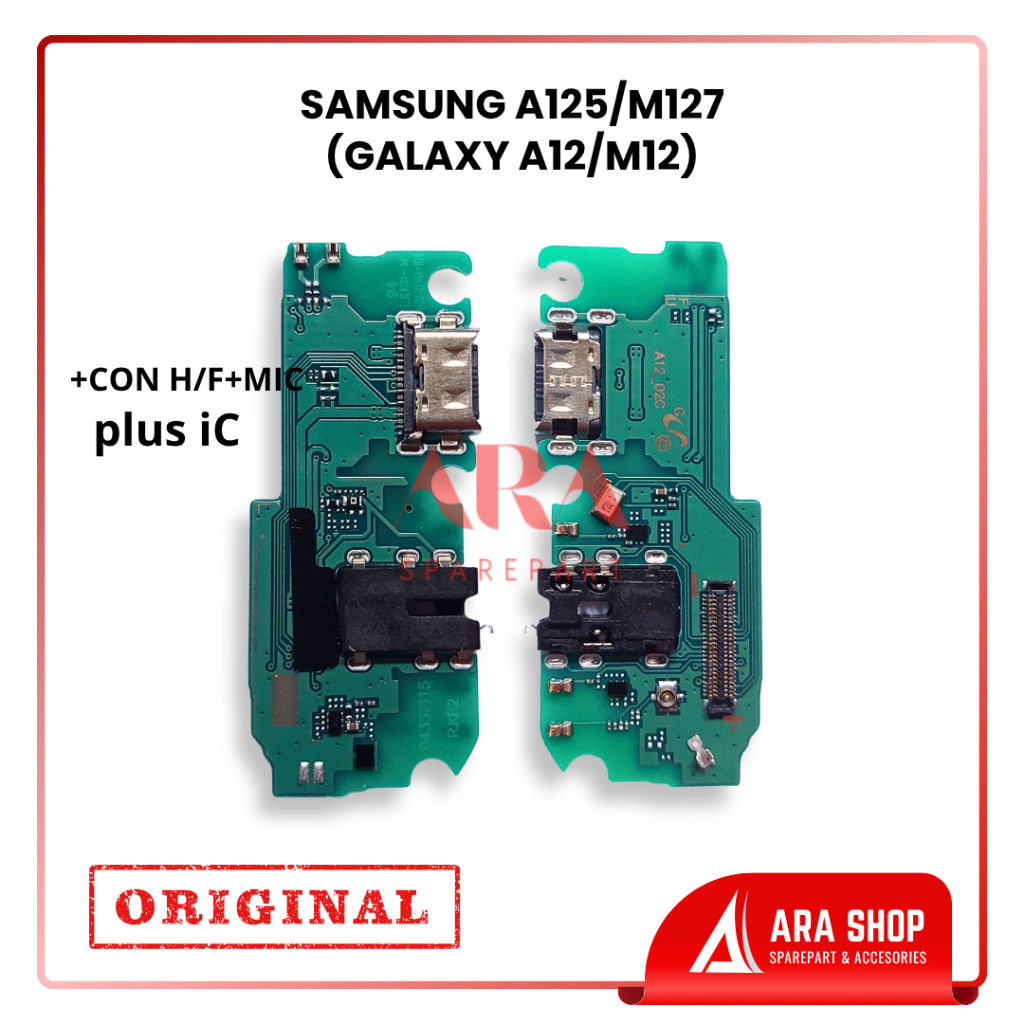 FLEXIBEL KONEKTOR CHARGER CON CAS TC SAMSUNG A12 A125F - M12 M127F FLEXIBLE MIC
