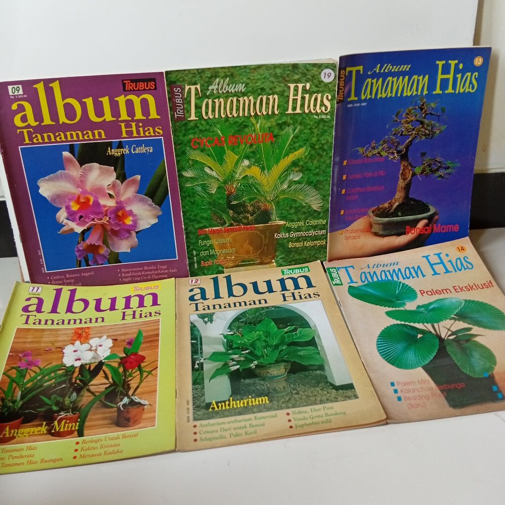 Majalah album tanaman hias Trubus