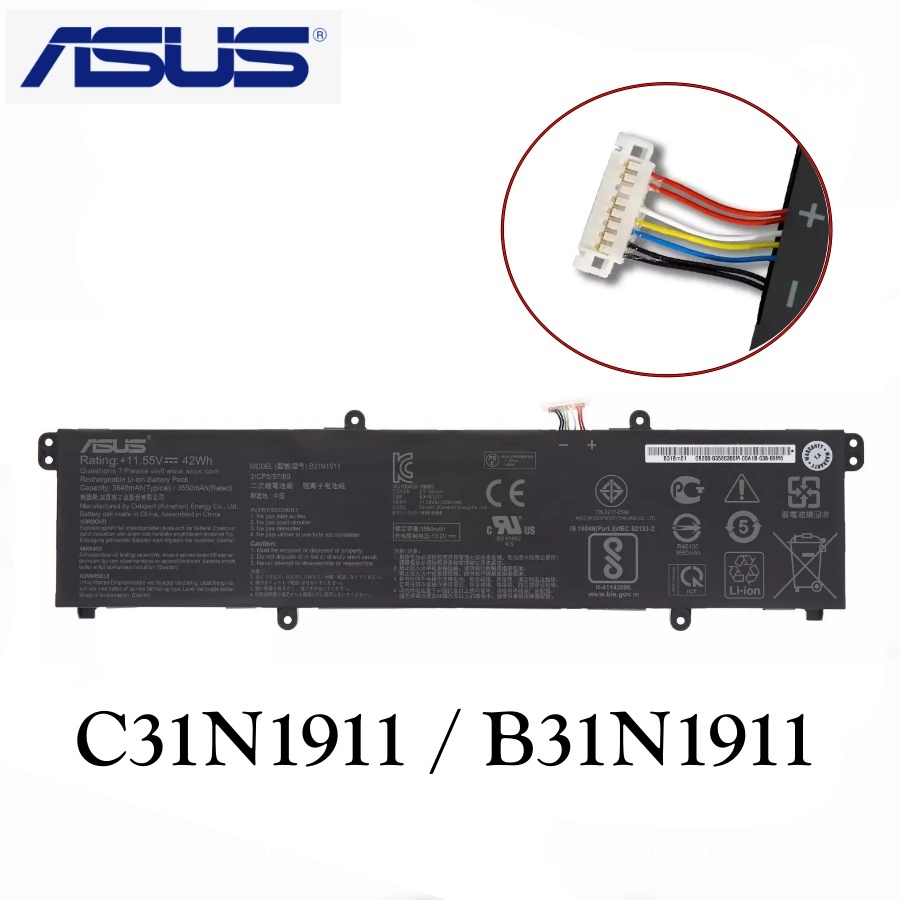 Battery Baterai Asus VivoBook Flip 14 TP470 Tp470E Tp470EA Tp470EZ Original