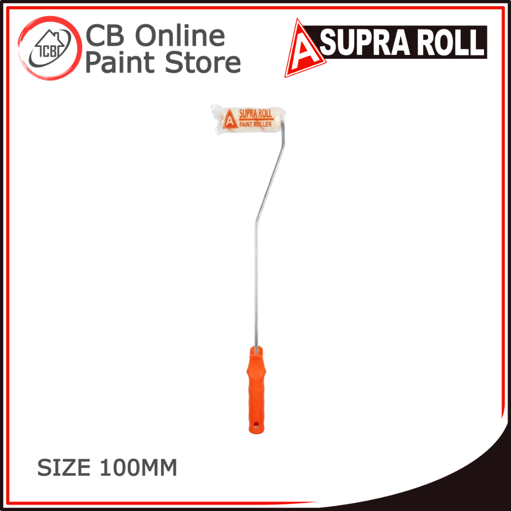 ROL MINI GAGANG PANJANG CAT TEMBOK 100MM SUPRA ROLL