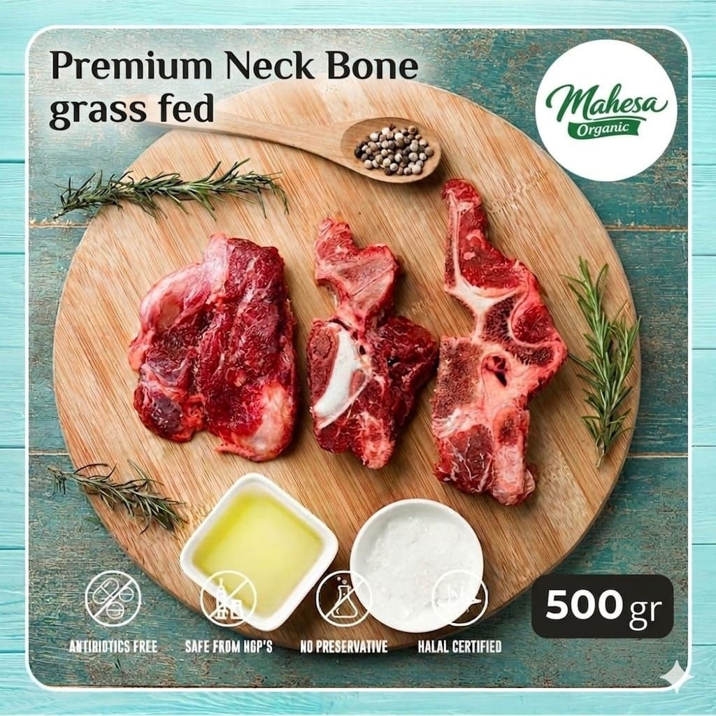 Premium Neck Bone Grass Fed/Tulang Sumsum Leher Sapi Fresh Frozen Import