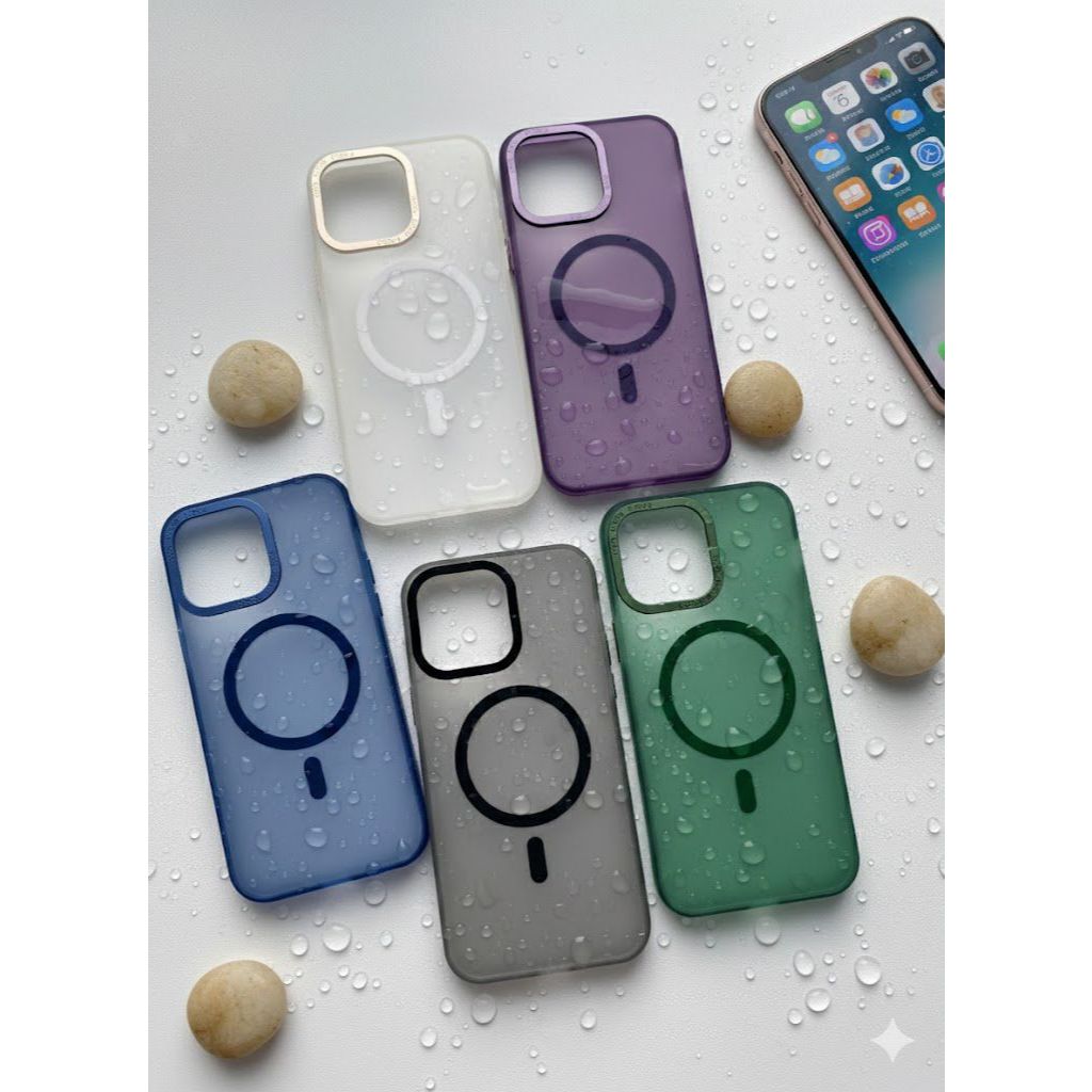 Case iphone 13 12 11 pro max hard case magnetic magsafe premium mewah terbaru
