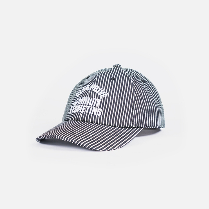 Lesmetins MIDNIGHT Hickory Adjustable Strap Dad Cap Hickory