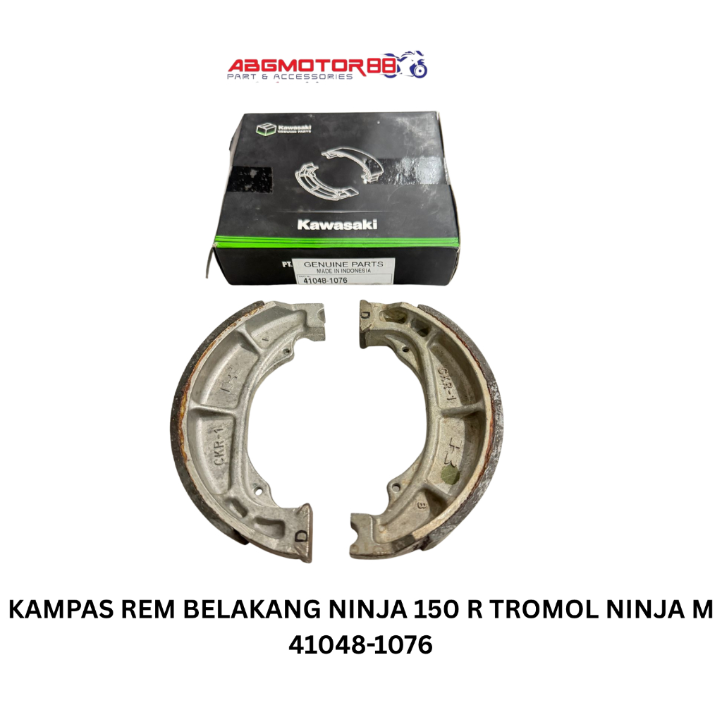 KAMPAS REM BELAKANG NINJA 150 R TROMOL NINJA M ORIGINAL 41048-1076