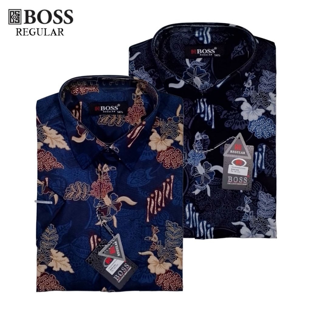 KEMEJA TANGAN PENDEK REGULAR BOSS 8264