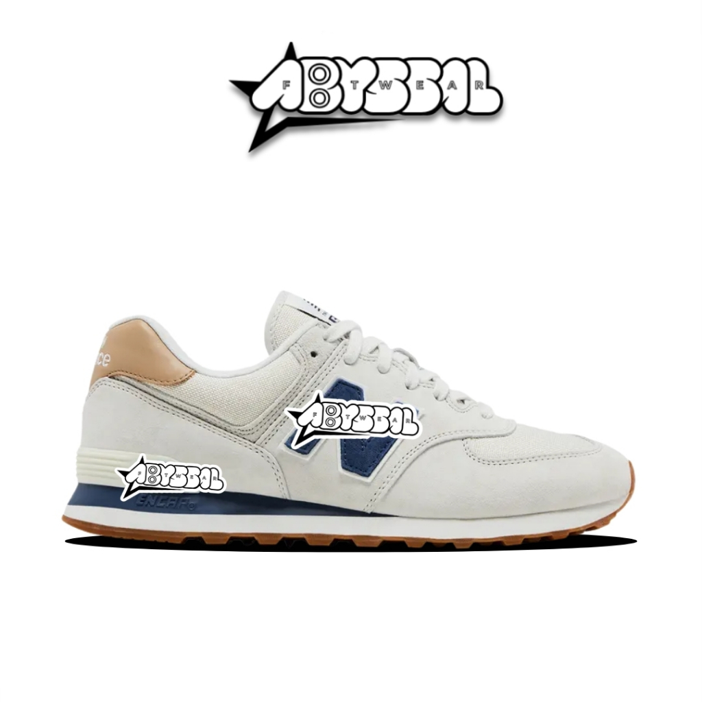 Sepatu 574 White Navy ML574LGI