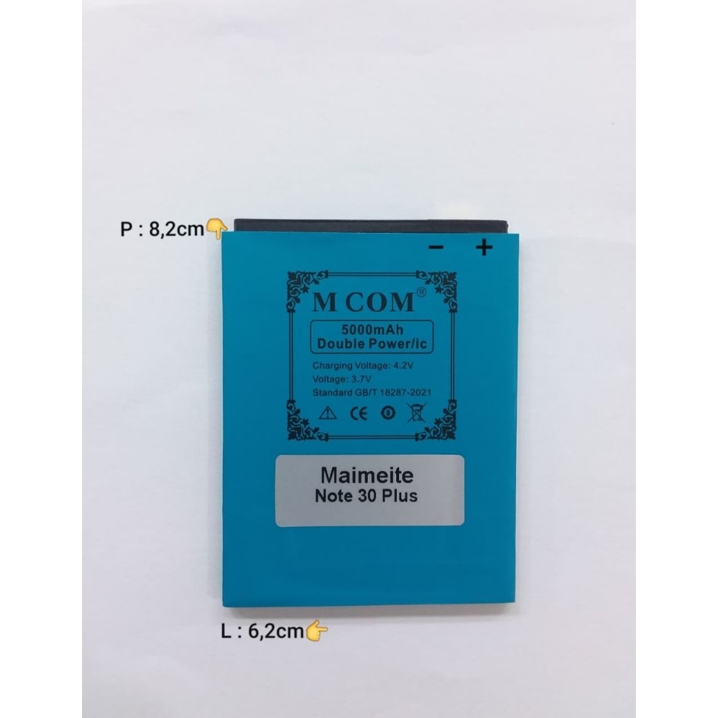 Baterai M COM Double Power Maimeite Note 30 Plus