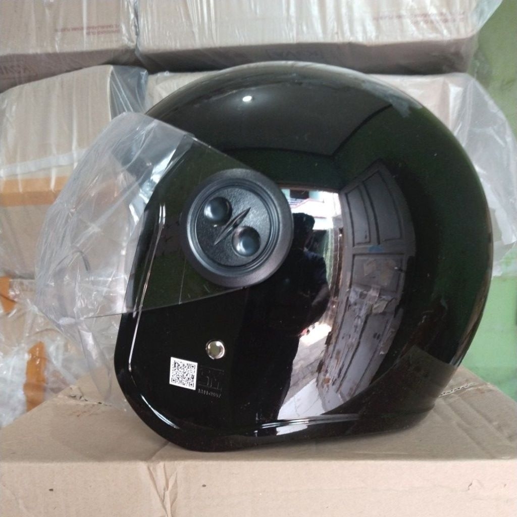 Helm Honda scoopy hitam original SNI