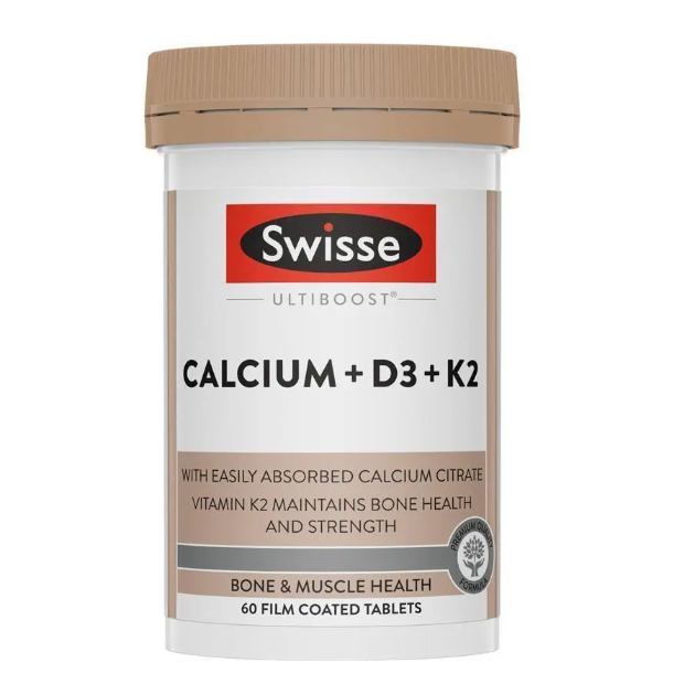 Swisse Ultiboost Calcium + D3 + K2 - Ori Australia