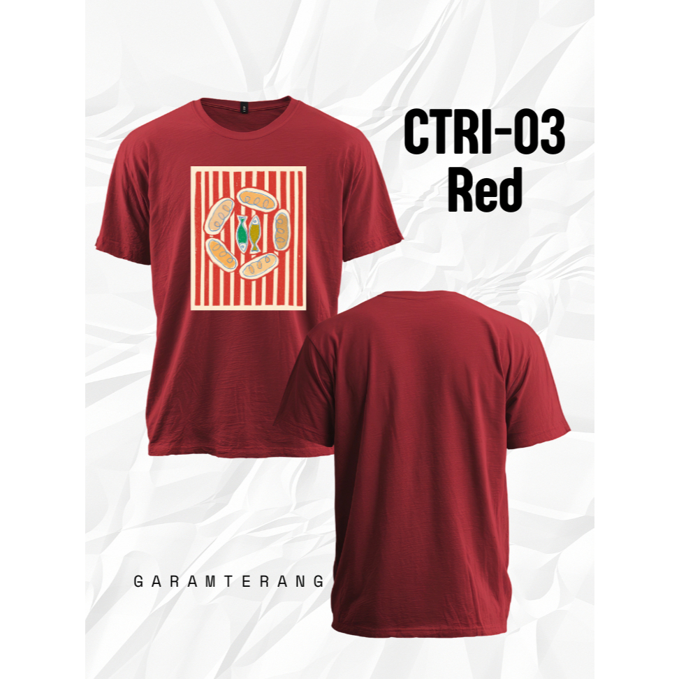 Kaos Rohani Katolik Kristen | 5 Roti 2 Ikan | Retro 5 Roti 2 Ikan Unisex Kasual