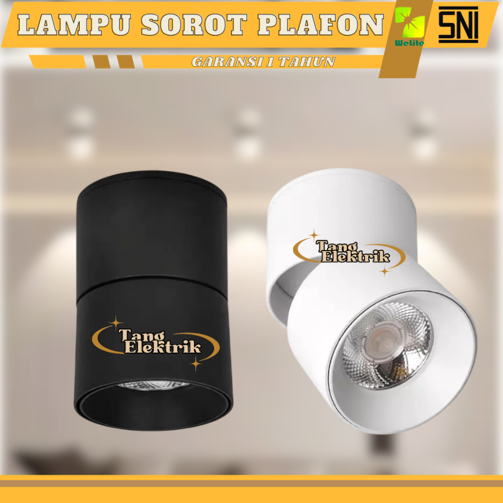 Spotlight Plafon LED Lampu Sorot LED 7W 12W 15W 20W Lampu Downlight Bergaransi