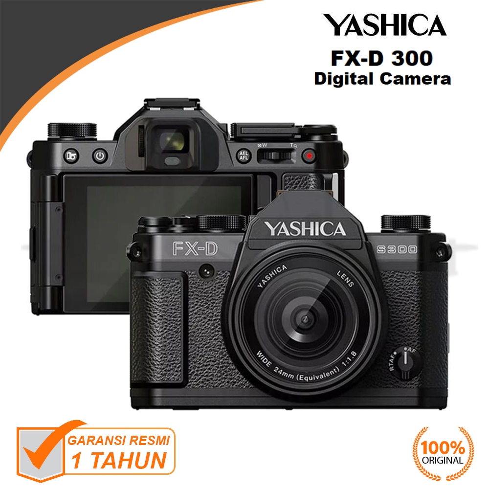 Yashica FX-D S300 Digital Film Simulation Camera With EVF Garansi Resmi