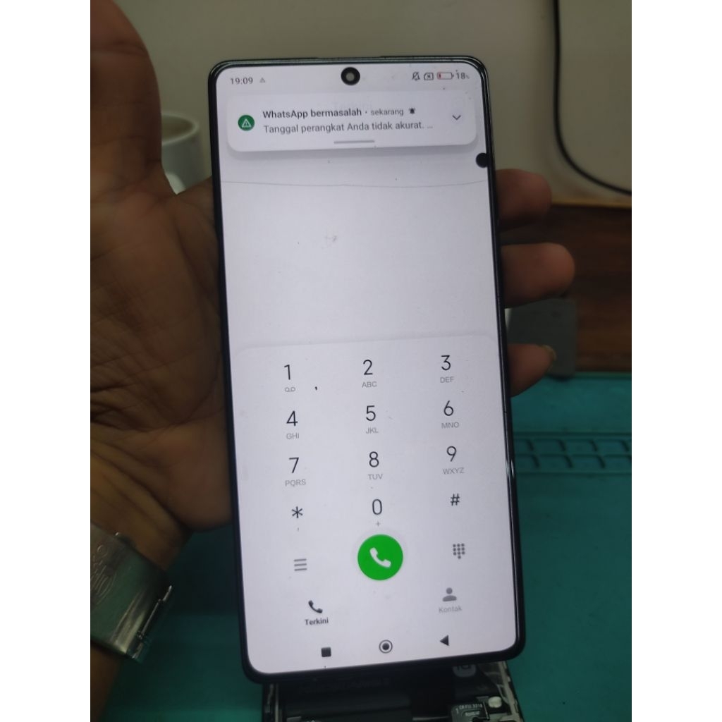 Lcd redmi note 12 pro 5g copotan ori ada tompel