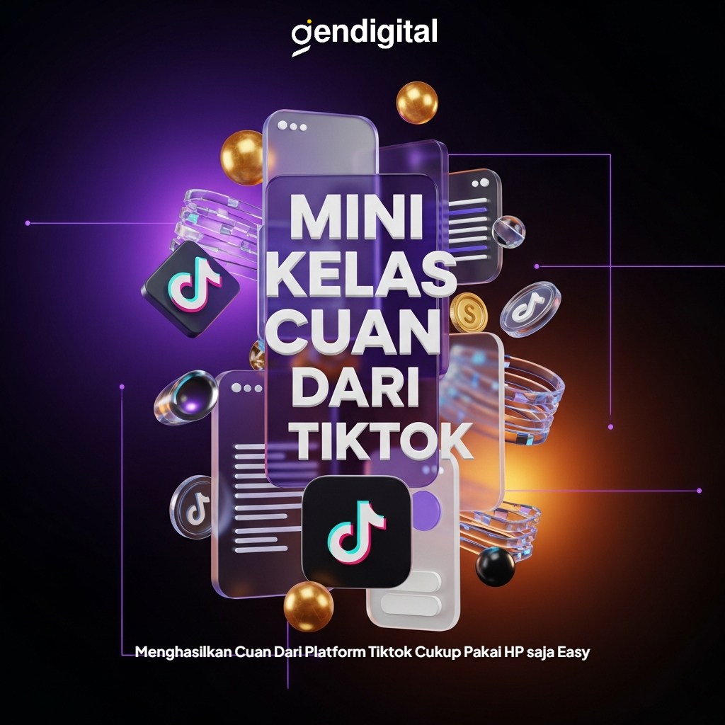MINI KELAS CUAN DARI TIKTOK - Menghasilkan Dari Platform Tiktok Cukup Pakai HP saja Easy