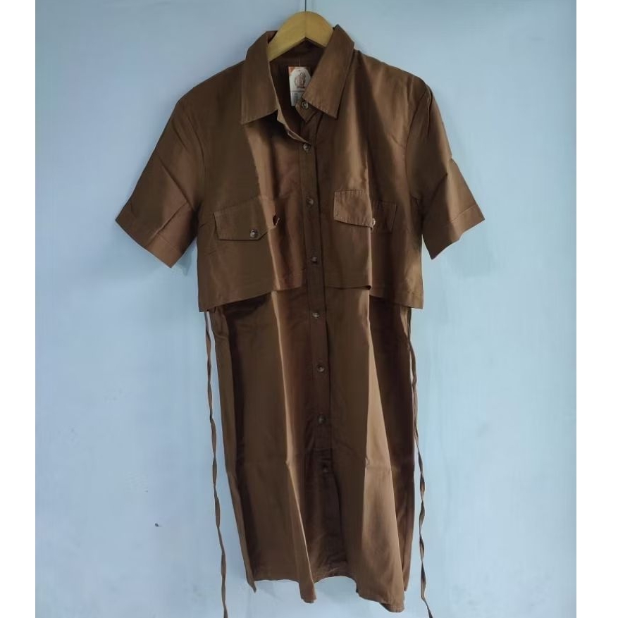 Dress coklat LD 108