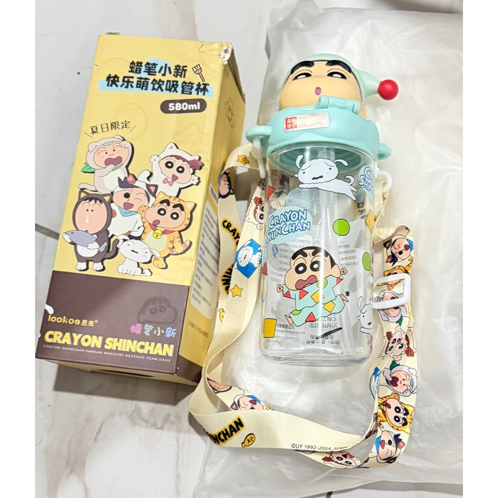 Crayon Shincan Tumbler Botol Minum Anak TK - Original Japan (580 ML)