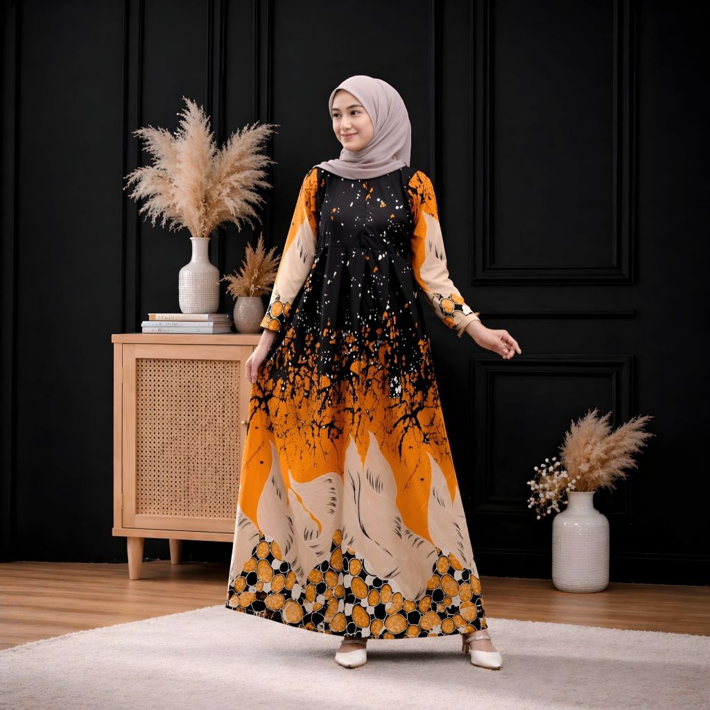 Baju Gamis Wanita Batik Pekalongan