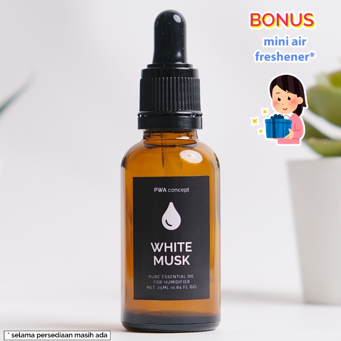 WHITE MUSK ESSENTIAL OIL / MINYAK AROMATERAPI WHITE MUSK
