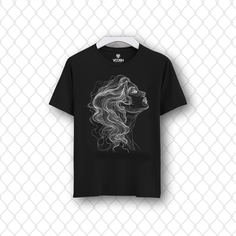 VOOSH OFFICIAL - Kaos Distro Premium Reguller ILLUSTARION GIRL - DW019