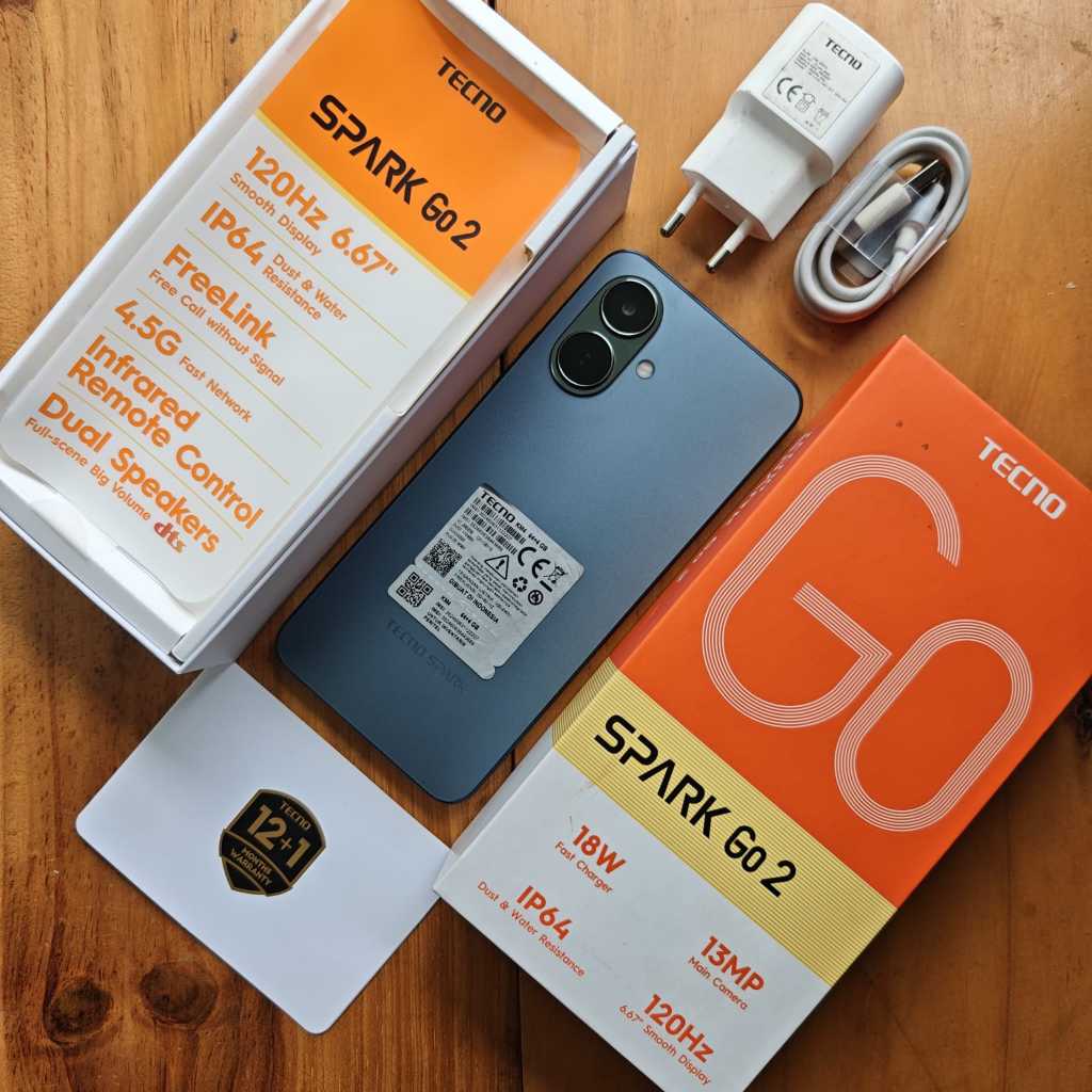 TECNO SPARK GO 2 SECOND 4/128GB HANDPHONE SECOND HP SEKEN HP BEKAS HP MURAH
