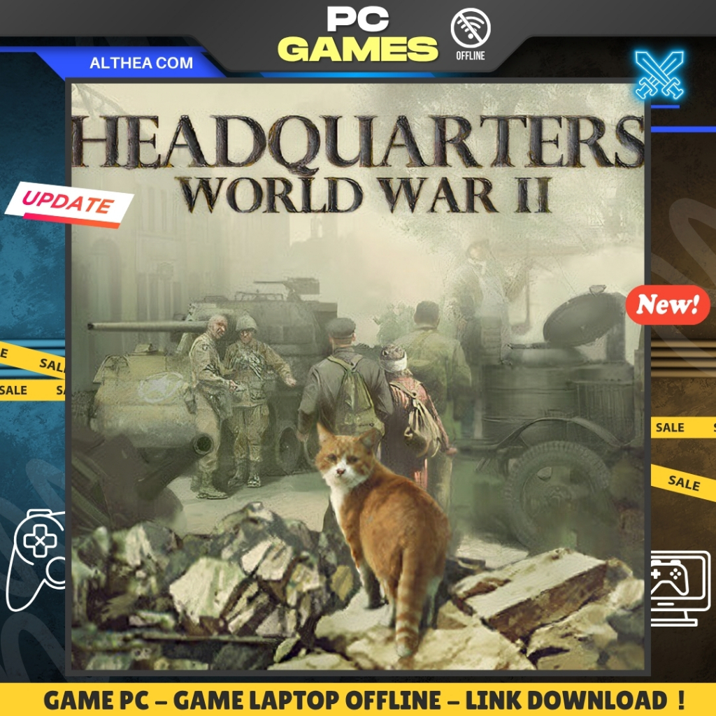 HEADQUARTERS : WORLD WAR II - STRATEGY - TURN-BASED - WAR - GAME PC / LAPTOP - OFFLINE - ALTHEA COM