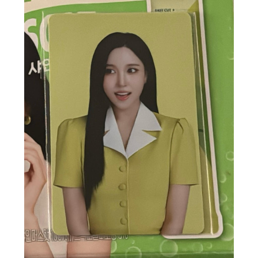 twice teazen kombucha photocard twice mina