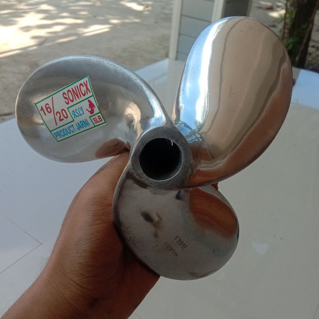 Kipas kapal 3daun SONIC 16~20HP baling-baling perahu