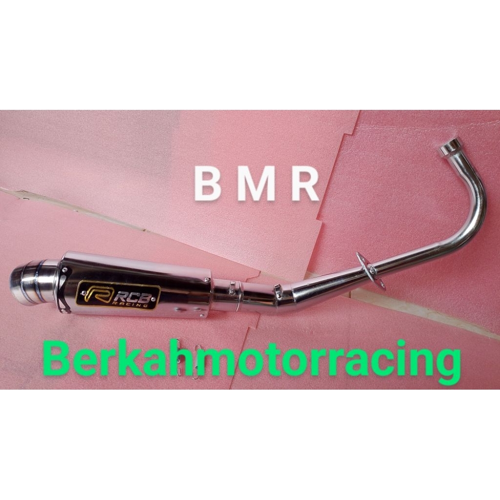 knalpot standar racing RCB untuk Supra, karisma, Revo, Blade, Astrea grand, Vega, jupiter