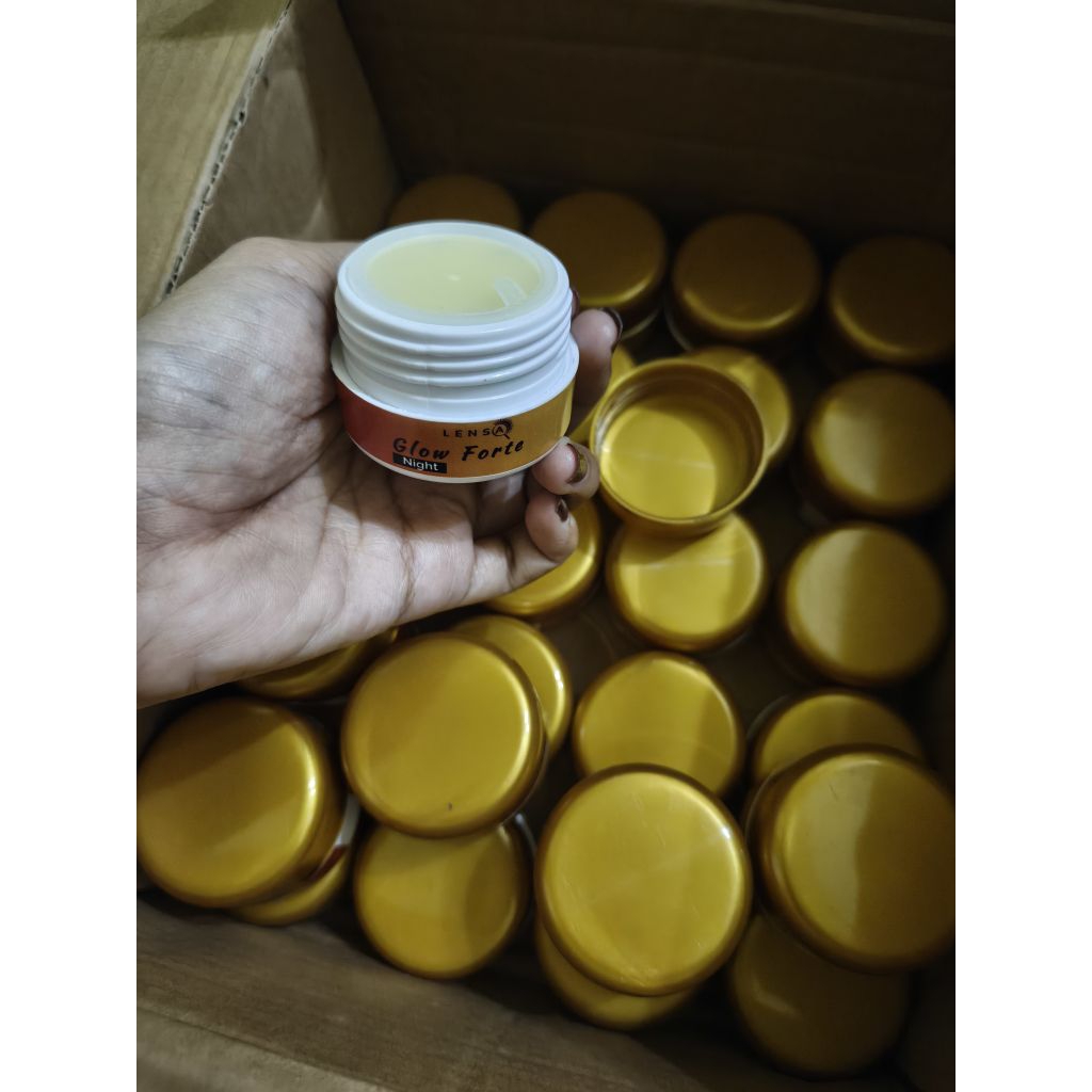 (KHUSUS GROSIR) Cream malam Acne/Normal Glow Forte by Lensa Skincare ORI