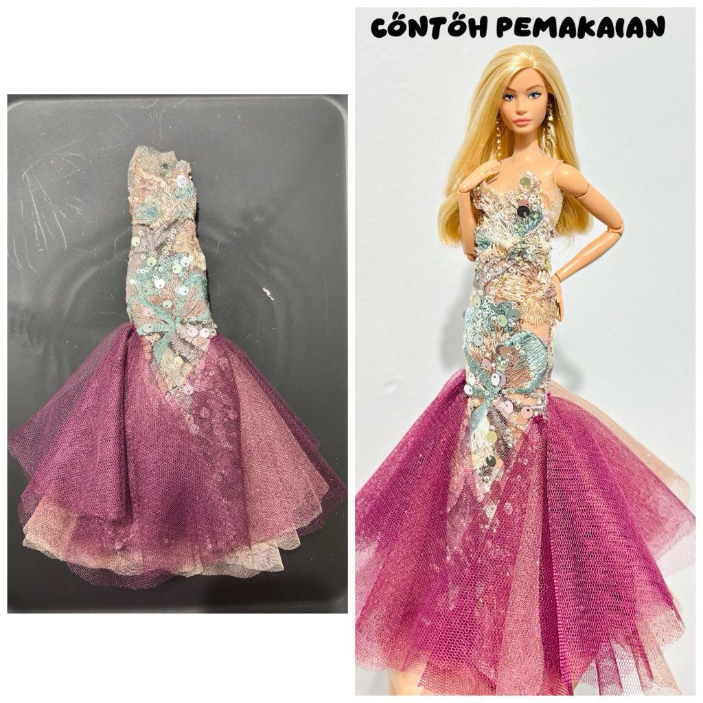 Dress Barbie Preloved good Condition size mtm Tall/xian2/FR