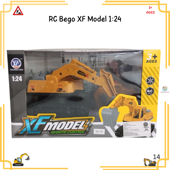 Mainan Mobil RC Beko Truck Konstruksi Mainan Beko XF Model