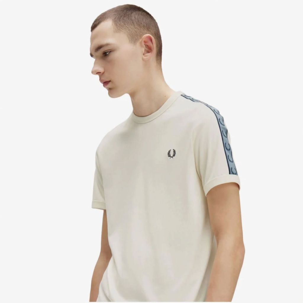 T-SHIRT FRED PERRY TAPED RINGER