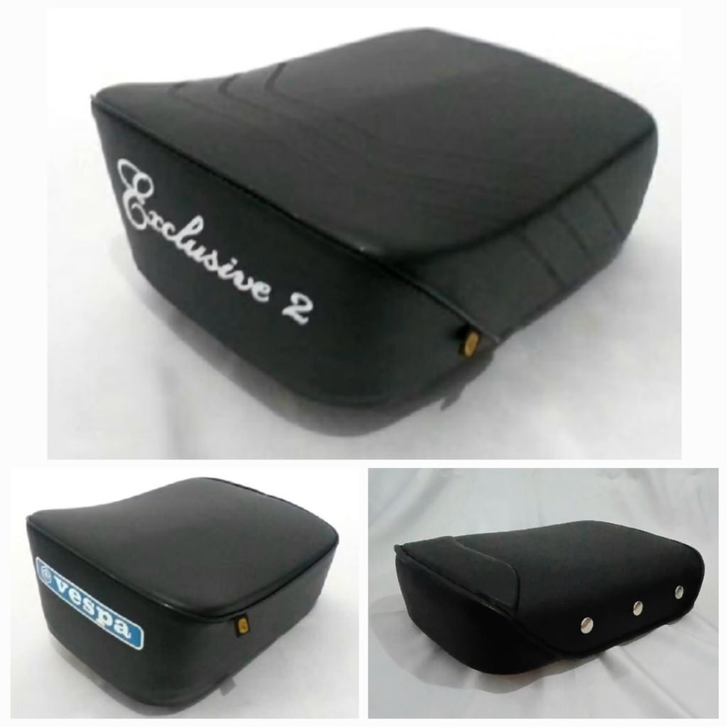 SADEL BELAKANG VESPA EMBOS EXCLUSIVE 2 MG LOKAL COWBOY  jok original vespa px ps kuat sepon