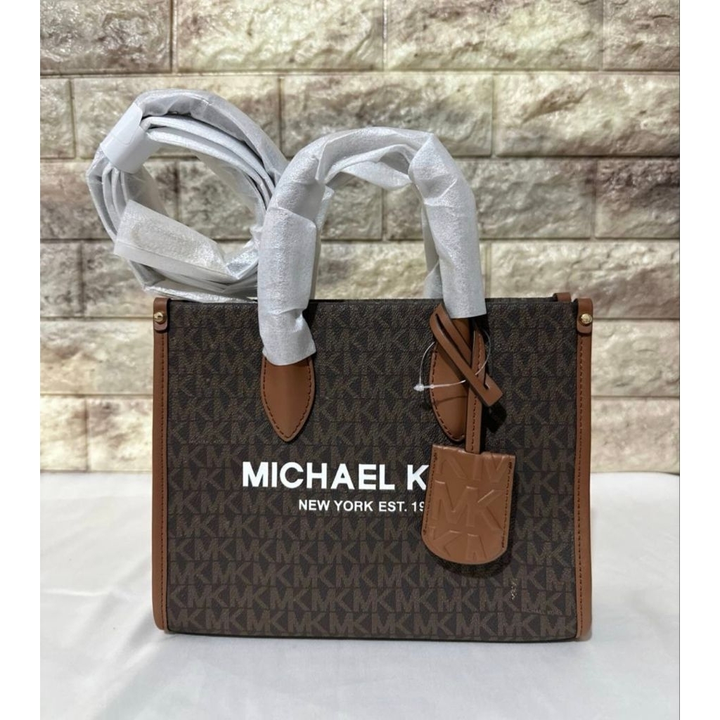 Tas wanita Mk Mirella Sm Tote Tz X Body Brown