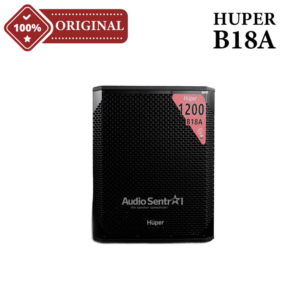 Subwoofer Aktif 18 Inch HUPER B18A | B18 A Original Garansi Resmi Harga 1 Unit