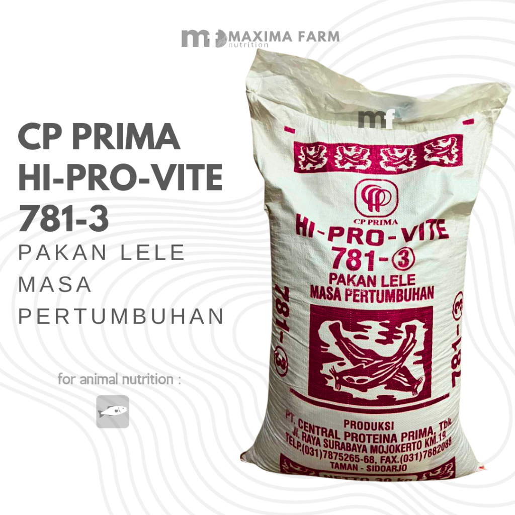 PAKAN IKAN 30kg HI PRO-VITE 1 KARUNG 781-3 PAKAN IKAN LELE