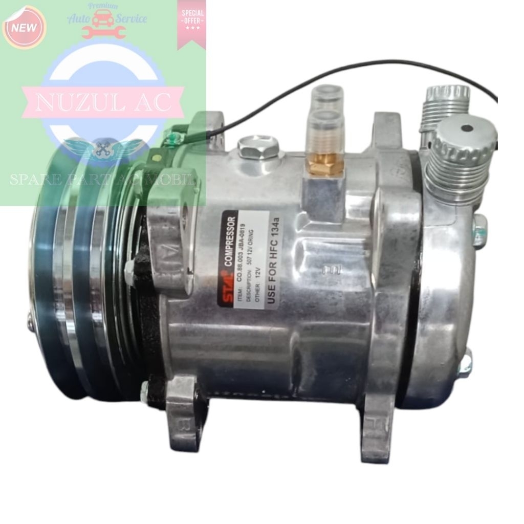 Compresor Kompresor AC Mobil 507 Universal -  Baru