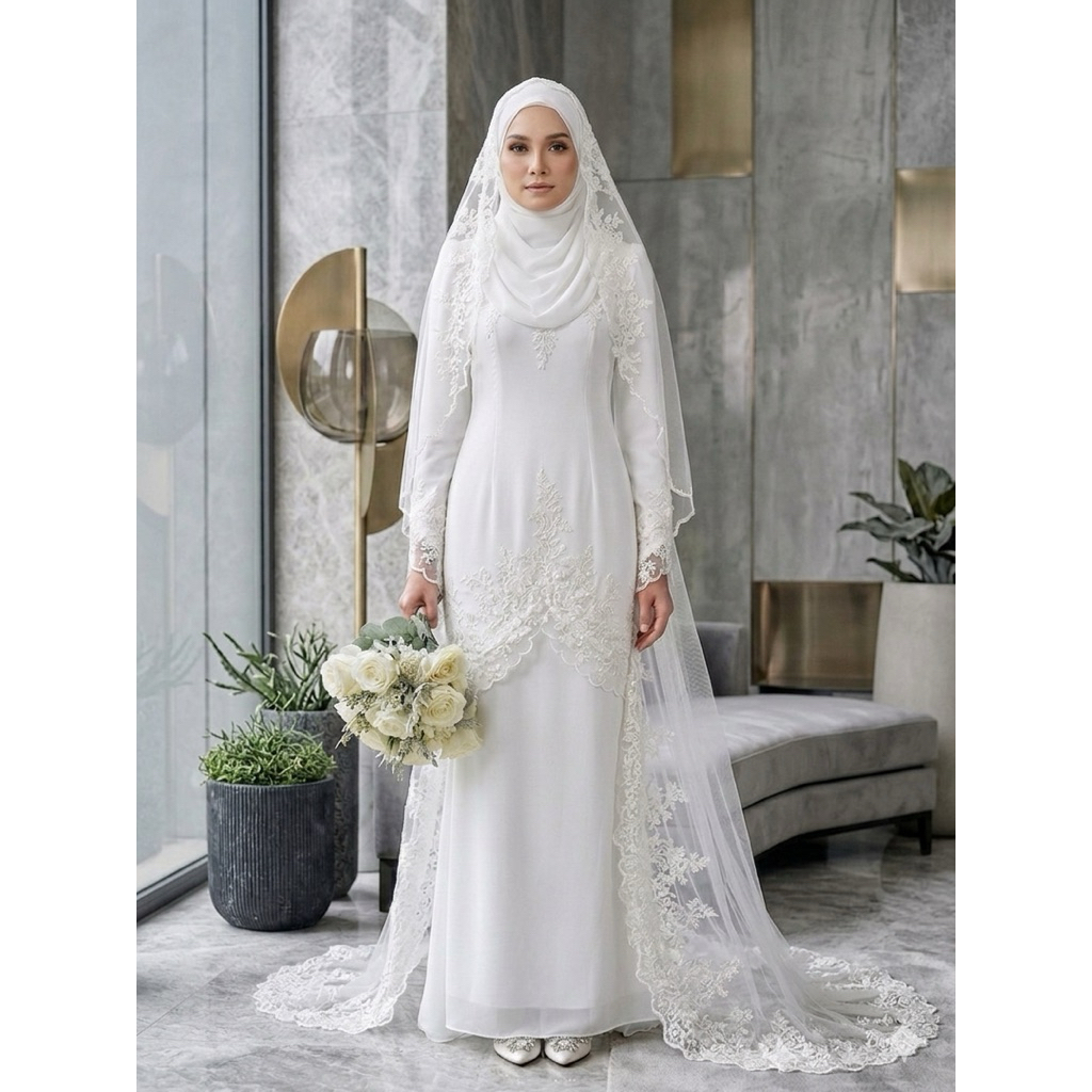 gaun pengantin malaysia melayu gaun akad gaun walimah gaun melayu gaun pengantin melayu