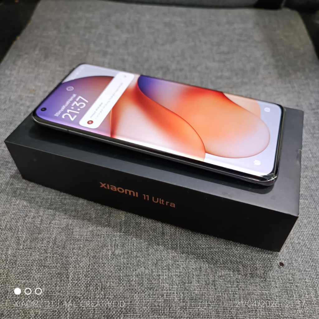 MI 11 Ultra 8/256 Xiaomi mi 11 ultra Snapdragon 888 (cek minus di deskripsi)