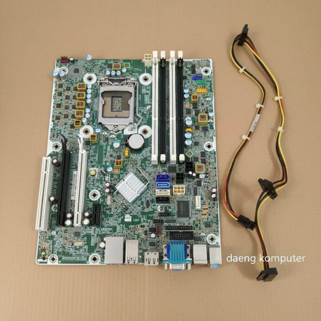 Motherboard HP Compaq 8200 Elite SFF LGA 1155 Support i7 2600 4 Slot RAM Normal