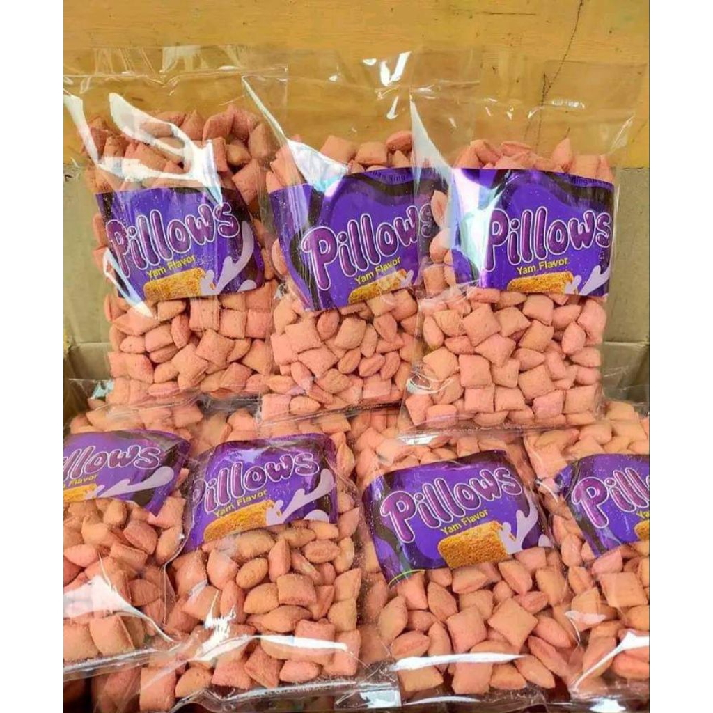 Snack pillow oishi ubi/coklat/stroberi/keju