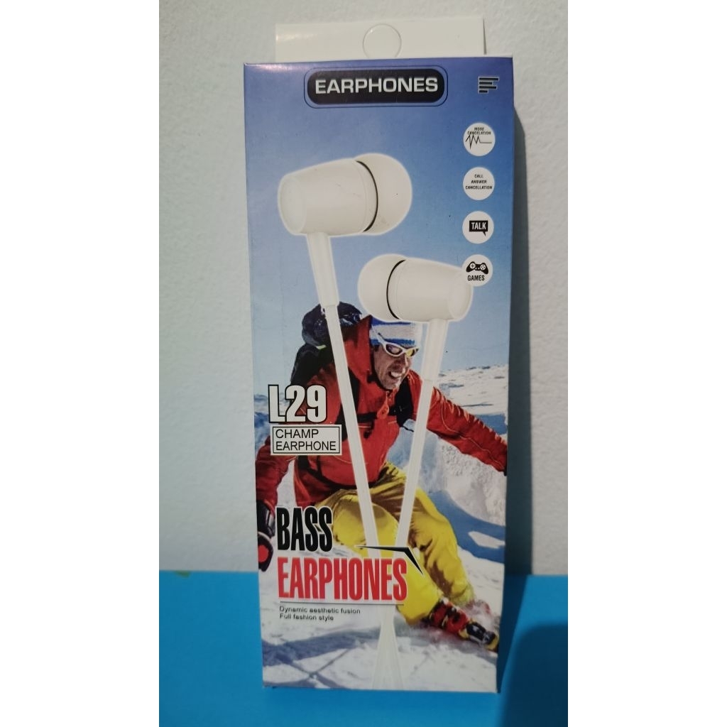 Headset Earphone Music L29 dengan kedap suara luar