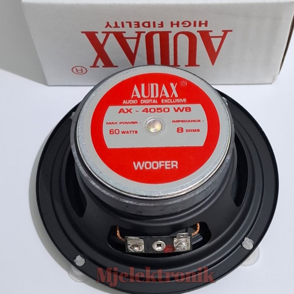 Speaker AUDAX Woofer 4inch AX-4050 W8 60Watt 6ohm